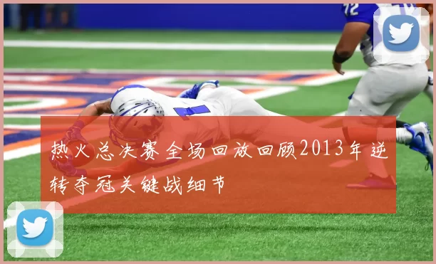 热火总决赛全场回放回顾2013年逆转夺冠关键战细节