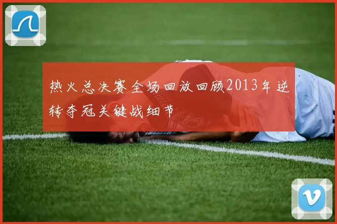 热火总决赛全场回放回顾2013年逆转夺冠关键战细节